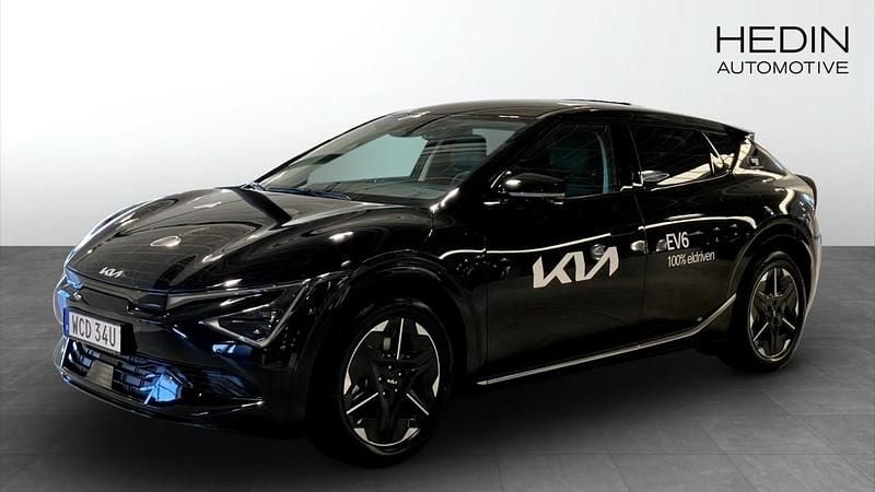 Svart (black) Begagnad 2025 Kia EV6 Plus SUV | 554 900 kr - Bild 1/4