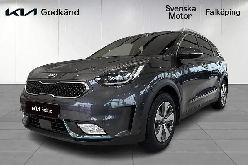 Grå Begagnad 2018 Kia Niro Advance SUV | 199 900 kr (Marknadspris) - Bild 1/4
