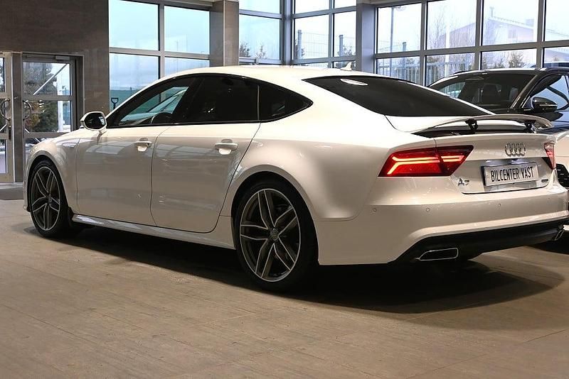 Begagnad Audi A7 Sportback S-Line 218 HK (160 kW) 2017 Vit Halvkombi
