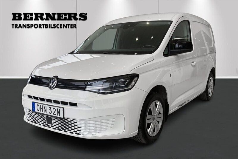 Vit Begagnad 2021 VW Caddy Minibuss | 269 900 kr (Dyr) - Bild 1/4