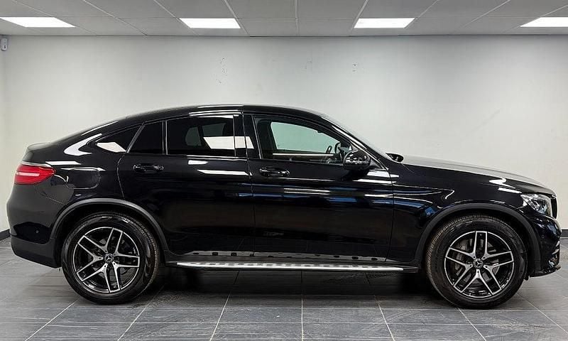 Begagnad Mercedes GLC250 AMG line 204 HK (150 kW) 2017 Svart Sportkupé