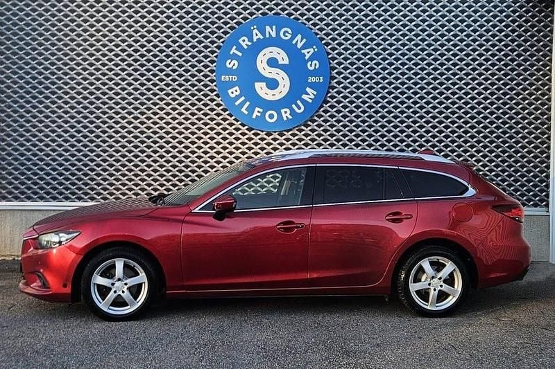 Röd Begagnad 2013 Mazda 6 Optimum Kombi | 129 000 kr (Marknadspris) - Bild 1/4
