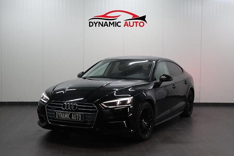 Svart Begagnad 2018 Audi A5 Sportback Halvkombi | 229 900 kr (Marknadspris) - Bild 1/4