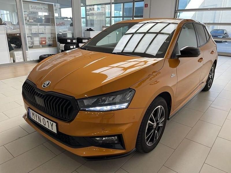 Begagnad Skoda Fabia Monte Carlo 116 HK (85 kW) 2024 Orange (phoenix orange metallic) Halvkombi