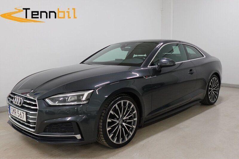 Grå Begagnad 2017 Audi A5 S-Line Sportkupé | 249 900 kr (Bra pris) - Bild 1/4