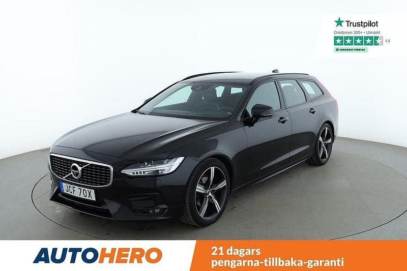 Svart Begagnad 2020 Volvo V90 R-Design Kombi | 329 000 kr (Bra pris) - Bild 1/4