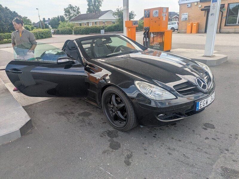 Svart Begagnad 2008 Mercedes SLK200 Cab | 159 000 kr (Dyr) - Bild 1/3