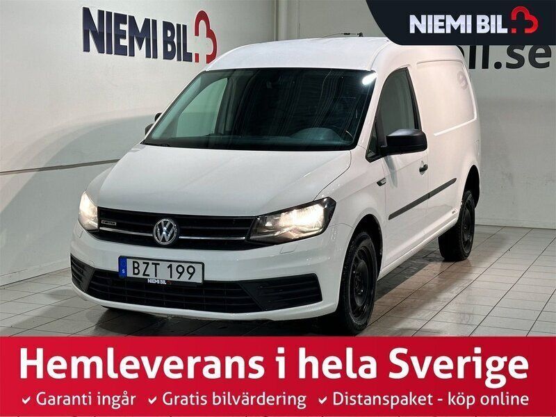 Vit Begagnad 2017 VW Caddy Maxi S Minibuss | 239 900 kr (Dyr) - Bild 1/3