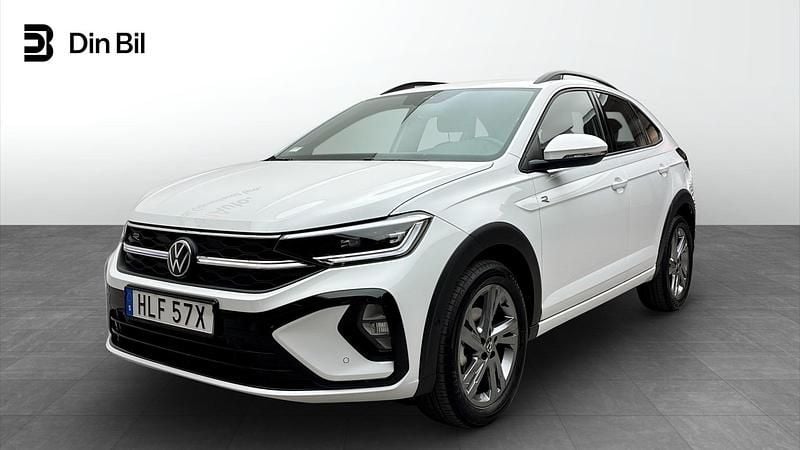Vit Begagnad 2024 VW Taigo R-line SUV | 249 900 kr (Marknadspris) - Bild 1/4