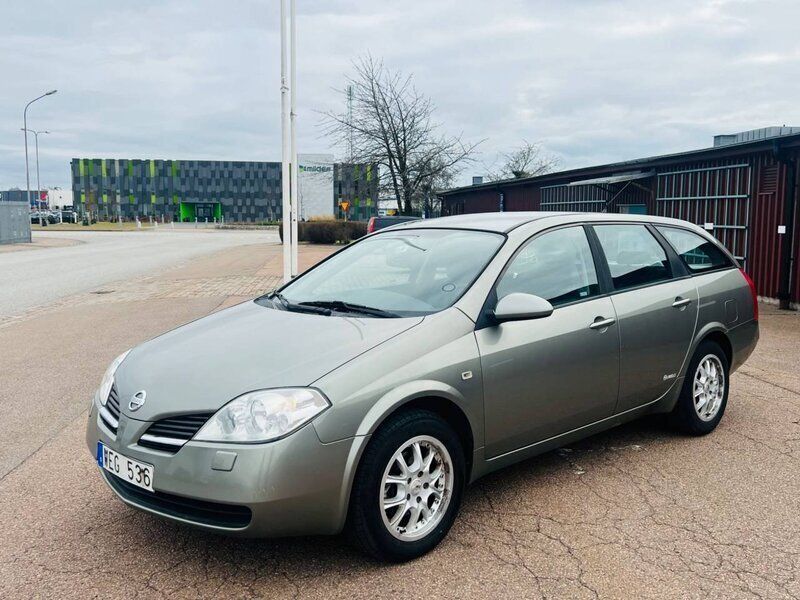 Ljusgrön (lgrön) Begagnad 2005 Nissan Primera Kombi | 14 900 kr (Marknadspris) - Bild 1/4