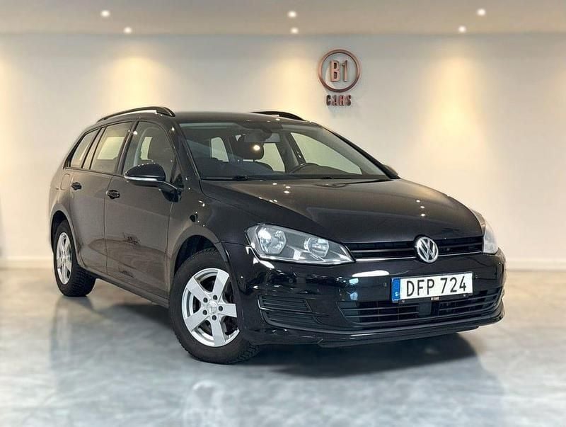 Svart Begagnad 2014 VW Golf VII Kombi | 89 900 kr (Bra pris) - Bild 1/4