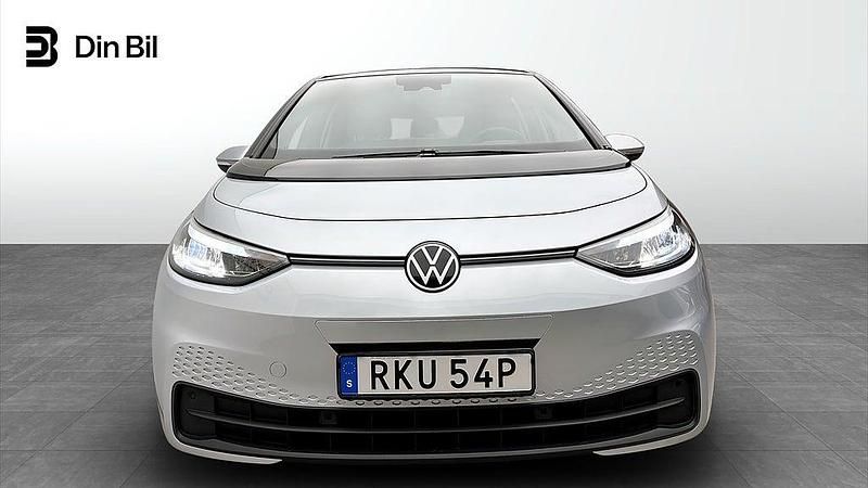 Begagnad VW ID.3 Pro Performance 150 kW (204 HK) 2020 Silver Halvkombi