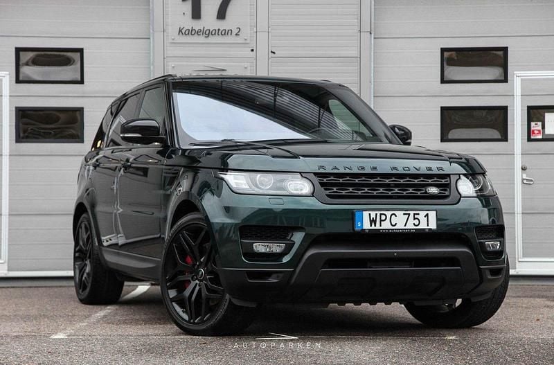 Grön Begagnad 2016 Land Rover Range Rover Sport HSE Dynamic SUV | 439 000 kr (Lite dyr) - Bild 1/4