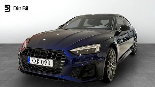 Blå Begagnad 2022 Audi A5 Sportback Competition Halvkombi | 449 000 kr (Bra pris) - Bild 1/4