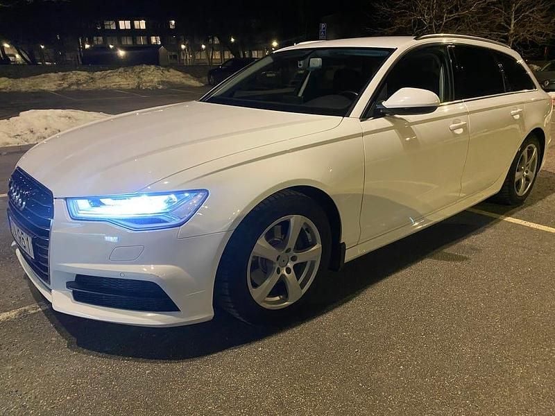 Vit solid Begagnad 2018 Audi A6 Kombi | 219 900 kr (Superpris) - Bild 1/4