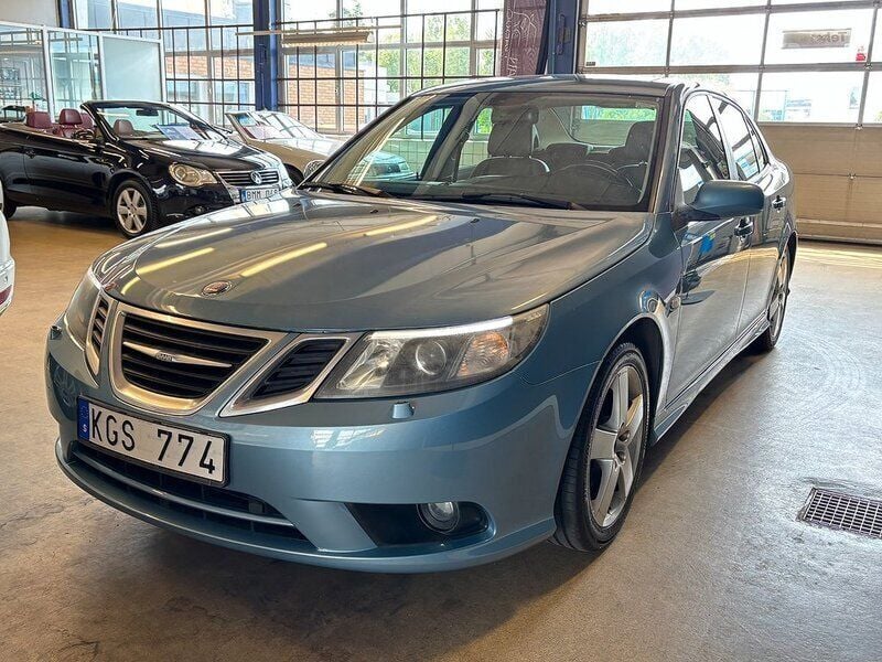 Blå Begagnad 2007 Saab 9-3 Sedan | 89 000 kr (Dyr) - Bild 1/4