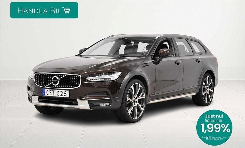Mörkbrun Begagnad 2017 Volvo V90 CC Inscription Kombi | 379 900 kr (Lite dyr) - Bild 1/3