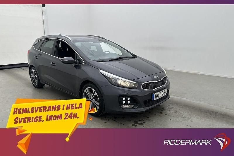 Grå Begagnad 2017 Kia Ceed GT-Line Kombi | 134 700 kr (Marknadspris) - Bild 1/3