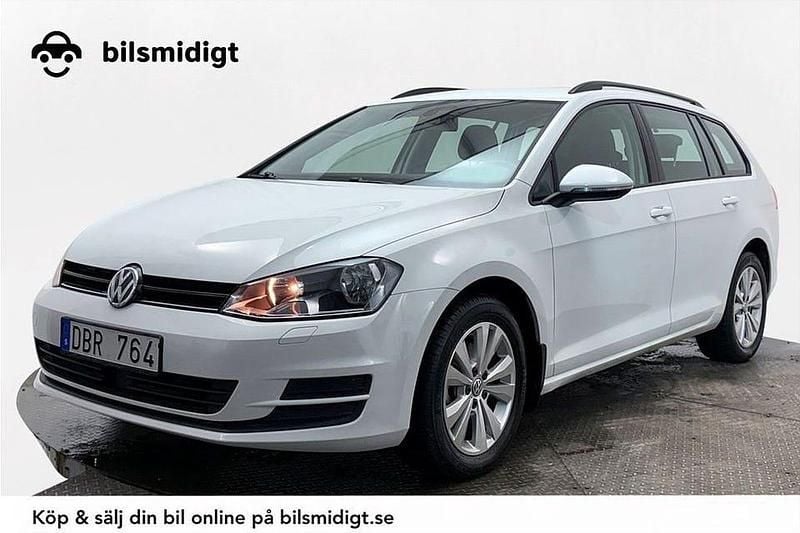 Begagnad VW Golf VII 105 HK (77 kW) 2013 Vit Kombi