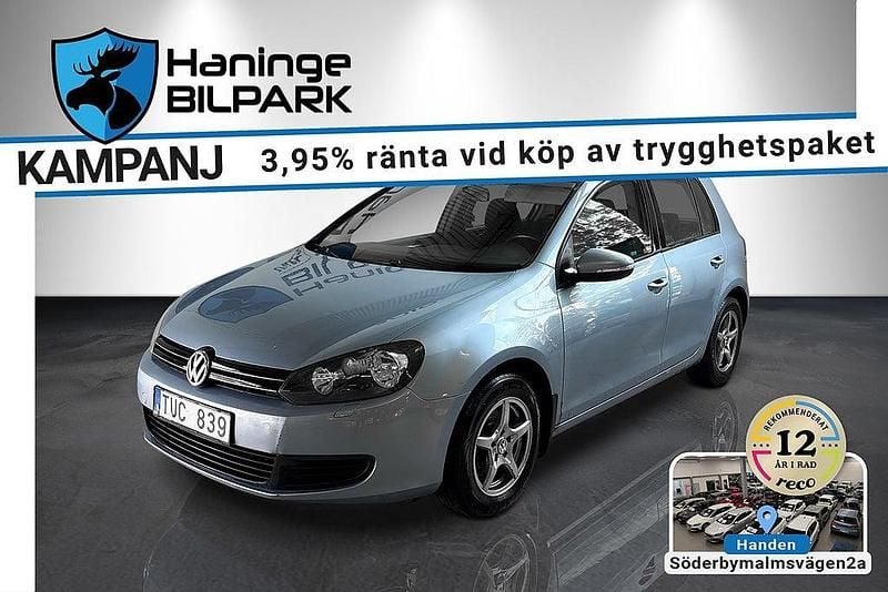 Blå Begagnad 2009 VW Golf VI Halvkombi | 49 900 kr (Marknadspris) - Bild 1/2