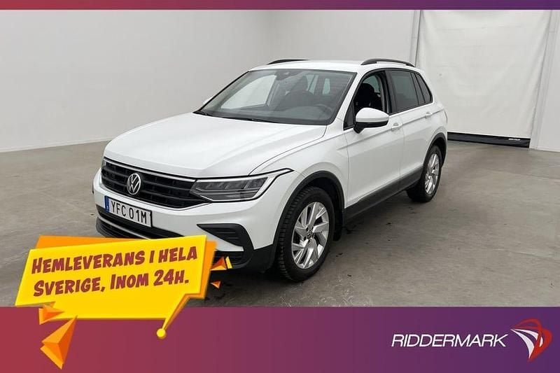 Vit Begagnad 2021 VW Tiguan SUV | 349 800 kr (Bra pris) - Bild 1/3