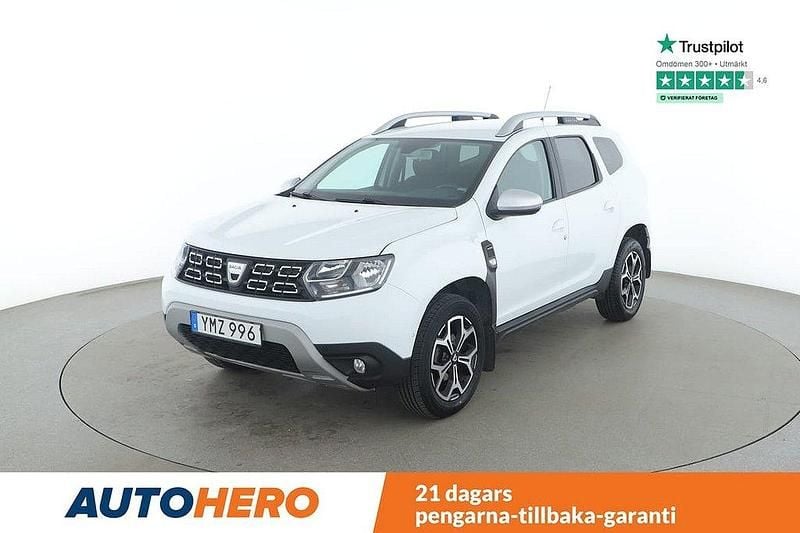 Vit Begagnad 2018 Dacia Duster Prestige SUV | 166 000 kr (Lite dyr) - Bild 1/4