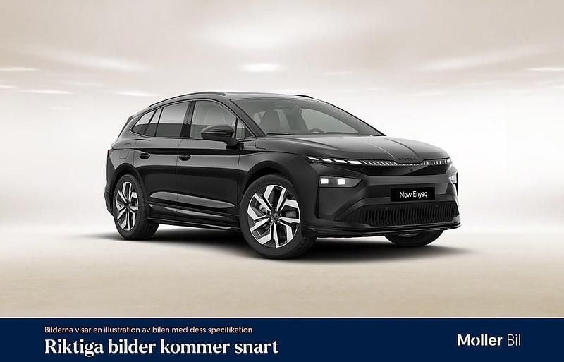 Svart Begagnad 2026 Skoda Enyaq iV SUV | 599 000 kr (Marknadspris) - Bild 1/4