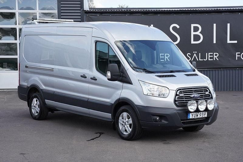 Grå (silvermetallic) Begagnad 2019 Ford Transit Van | 159 000 kr (Bra pris) - Bild 1/4
