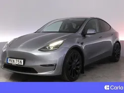 Grå Begagnad 2023 Tesla Model Y Performance SUV | 456 900 kr (Marknadspris)