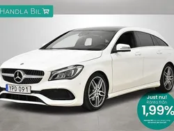 Vit Begagnad 2018 Mercedes CLA180 Shooting Brake AMG Kombi | 219 900 kr (Marknadspris)