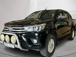 Svart Begagnad 2018 Toyota HiLux Pickup | 245 000 kr (Superpris)