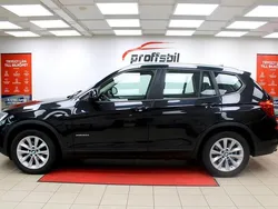 Svart Begagnad 2015 BMW X3 SUV | 204 900 kr (Marknadspris)