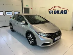 Silver Begagnad 2014 Honda Civic Elegance Halvkombi | 79 900 kr (Marknadspris)