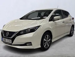 Vit Begagnad 2020 Nissan Leaf N-Connecta Halvkombi | 164 900 kr (Bra pris)