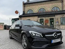 Svart Begagnad 2018 Mercedes CLA220 Shooting Brake AMG Kombi | 180 000 kr (Bra pris)