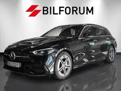 Svart Begagnad 2024 Mercedes C300e AMG line Kombi | 549 900 kr (Marknadspris)