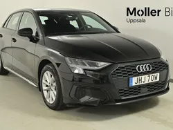 Svart (brilliantsvart) Begagnad 2022 Audi A3 Sportback Proline Halvkombi | 219 900 kr (Marknadspris)