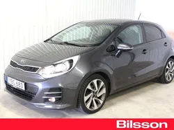 Grå Begagnad 2015 Kia Rio Halvkombi | 105 000 kr (Lite dyr)