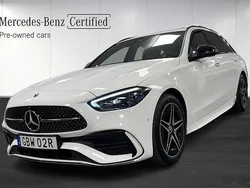 Vit Begagnad 2024 Mercedes C300e AMG Kombi | 539 000 kr (Bra pris)