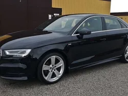 Svart Begagnad 2019 Audi A3 S-Line Sedan | 265 000 kr (Marknadspris)