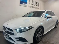 Vit Begagnad 2018 Mercedes A180 AMG Halvkombi | 239 000 kr (Lite dyr)