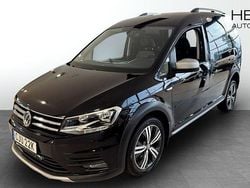 Svart (black) Begagnad 2020 VW Caddy Minibuss | 243 625 kr (Dyr)