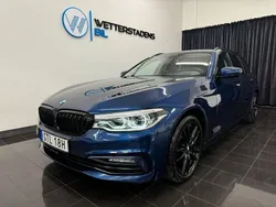 Mörkblå (mediterranean blue) Begagnad 2018 BMW 530 Comfort Edition Kombi | 279 000 kr (Superpris)