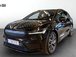 Svart Begagnad 2022 Skoda Enyaq iV SportLine SUV | 419 900 kr (Marknadspris)