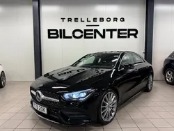 Svart Begagnad 2019 Mercedes CLA200 AMG Sportkupé | 329 900 kr (Marknadspris)