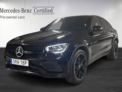Svart (black) Begagnad 2022 Mercedes GLC220 AMG Line Premium Plus Sportkupé | 519 000 kr (Dyr)