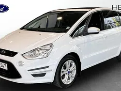 Vit (white) Begagnad 2015 Ford S-MAX S Minibuss | 129 900 kr (Bra pris)