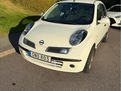 Vit Begagnad 2008 Nissan Micra Halvkombi | 36 000 kr