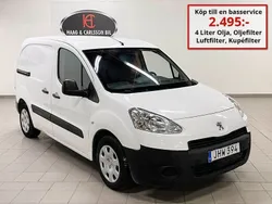 Vit Begagnad 2015 Peugeot Partner Minibuss | 59 000 kr (Bra pris)
