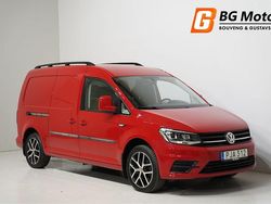 Röd Begagnad 2017 VW Caddy Maxi Minibuss | 189 500 kr (Dyr)
